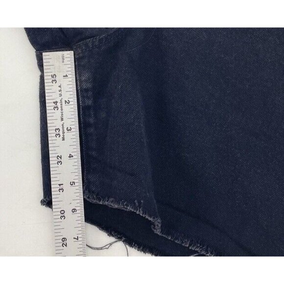 L.L.Bean Plus Size Black Straight Fit Cut Off Raw Hem Shorts Size 20 - Picture 9 of 9